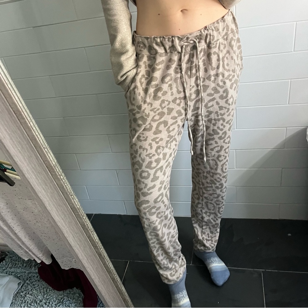 Cheetah Print Joggers/Pants